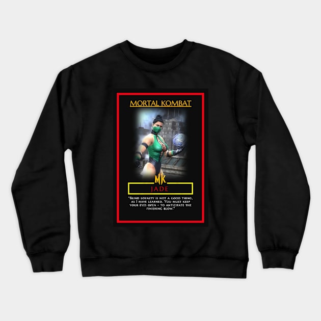 Jade Mortal Kombat (MKX), Poster,pillow and more. Crewneck Sweatshirt by Semenov